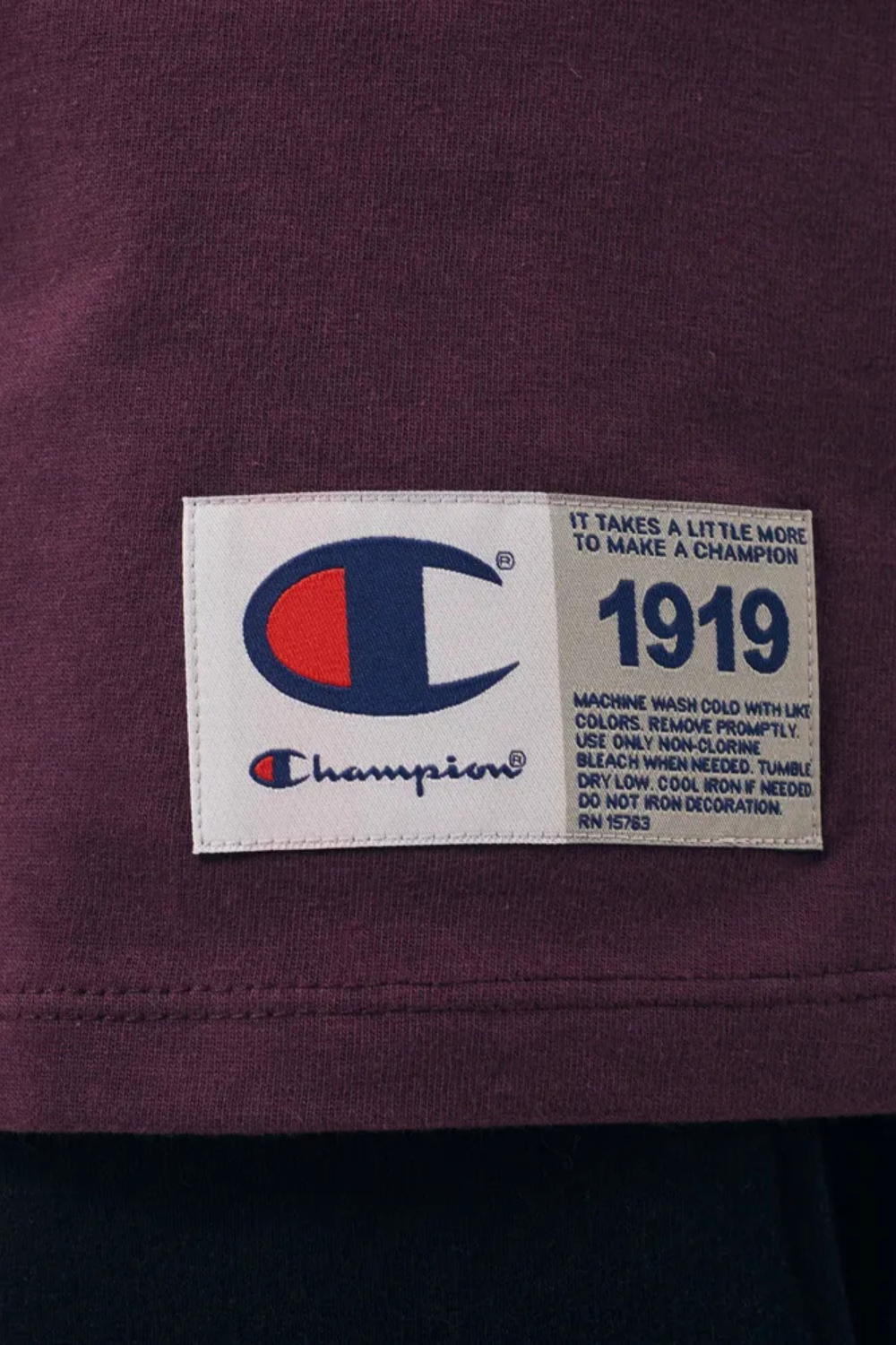CAMISETA CHAMPION PES MC LOGO EMBROIDERY SCRIPT Y08069B-RX