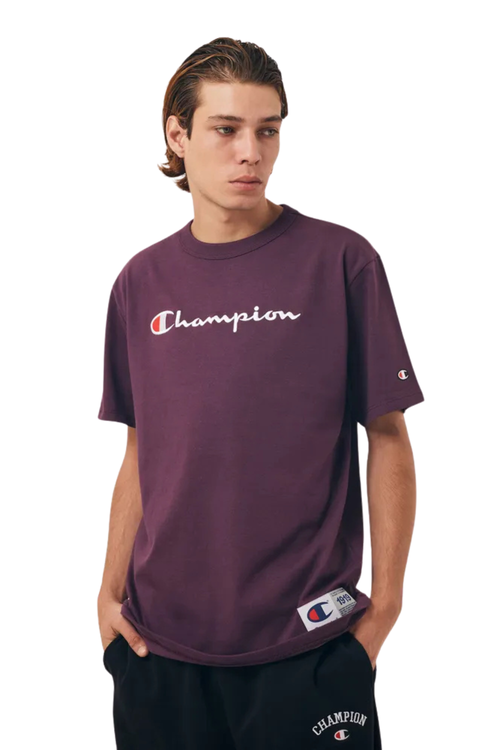 CAMISETA CHAMPION PES MC LOGO EMBROIDERY SCRIPT Y08069B-RX