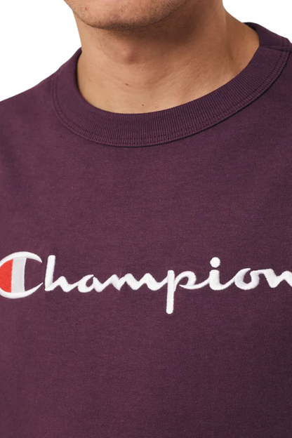CAMISETA CHAMPION PES MC LOGO EMBROIDERY SCRIPT Y08069B-RX