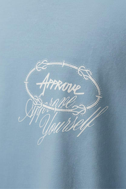 CAMISETA APPROVE HUGE YRSLF TIMELESS 7918 AZUL CLARO
