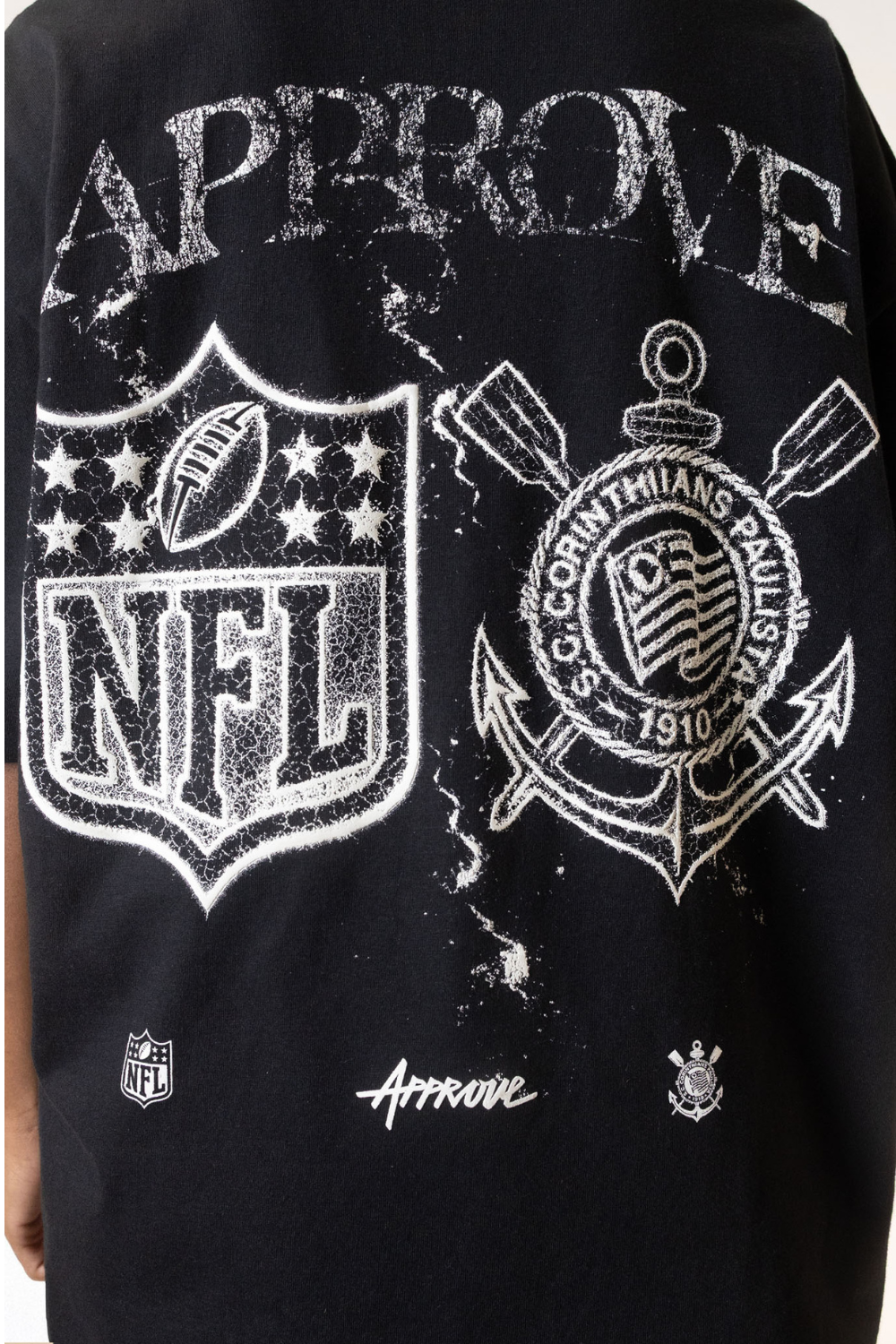 CAMISETA HUGE APPROVE X TRILLABE NFL CORINTHIANS 8273-PPP