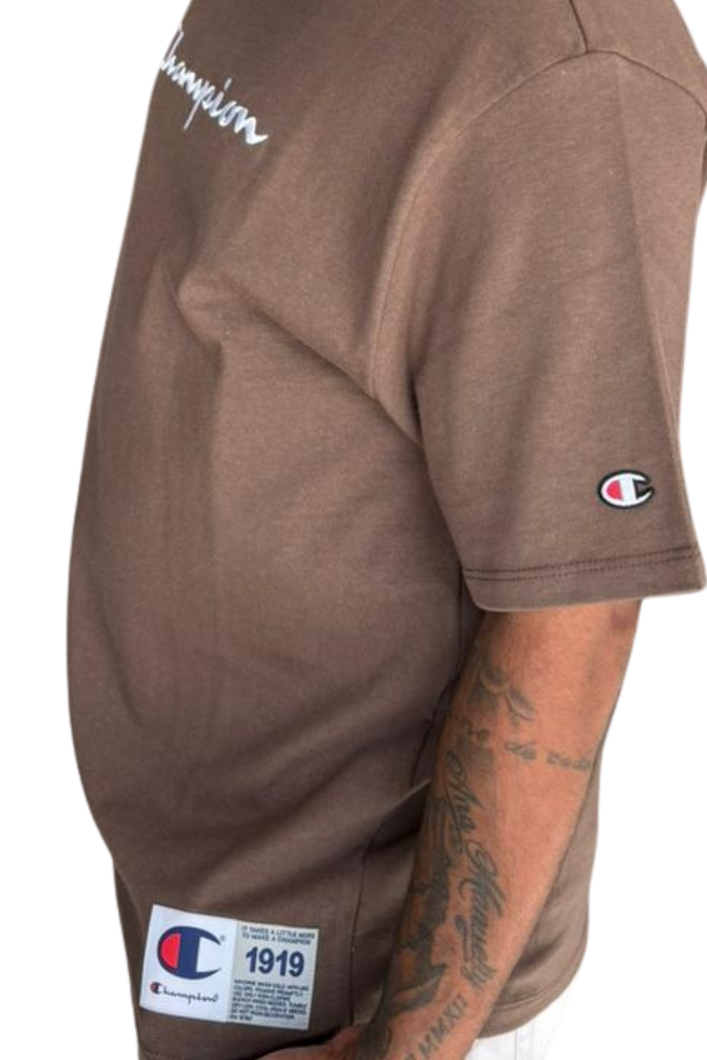 CAMISETA CHAMPION PES MC LOGO EMBROIDERY SCRIPT Y08069B-MR