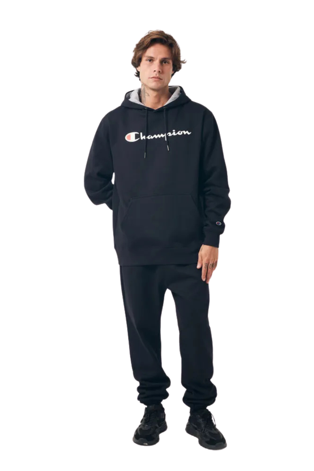 MOLETOM CHAMPION HOODIE ATHLETIC SCRIPT GF89B.Y06794