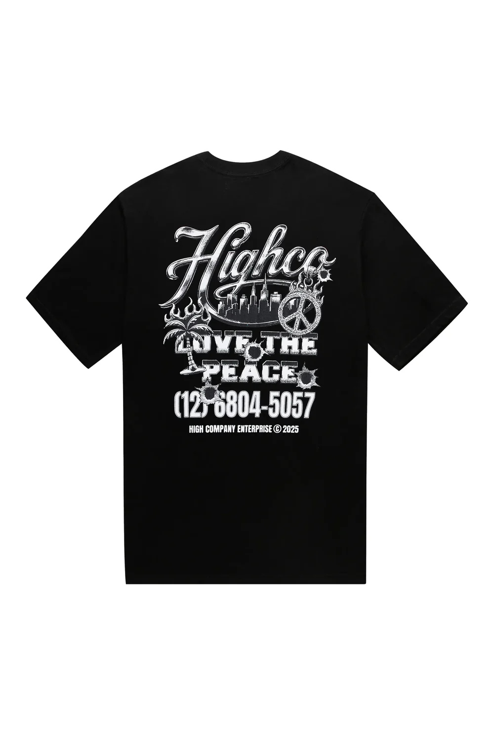 CAMISETA HIGH TEE LOVE THE PEACE TS736.02