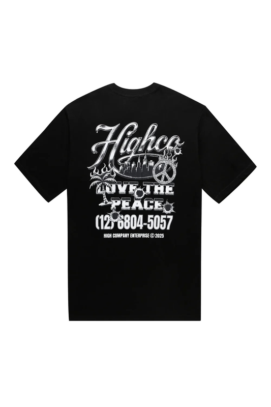 CAMISETA HIGH TEE LOVE THE PEACE TS736.02