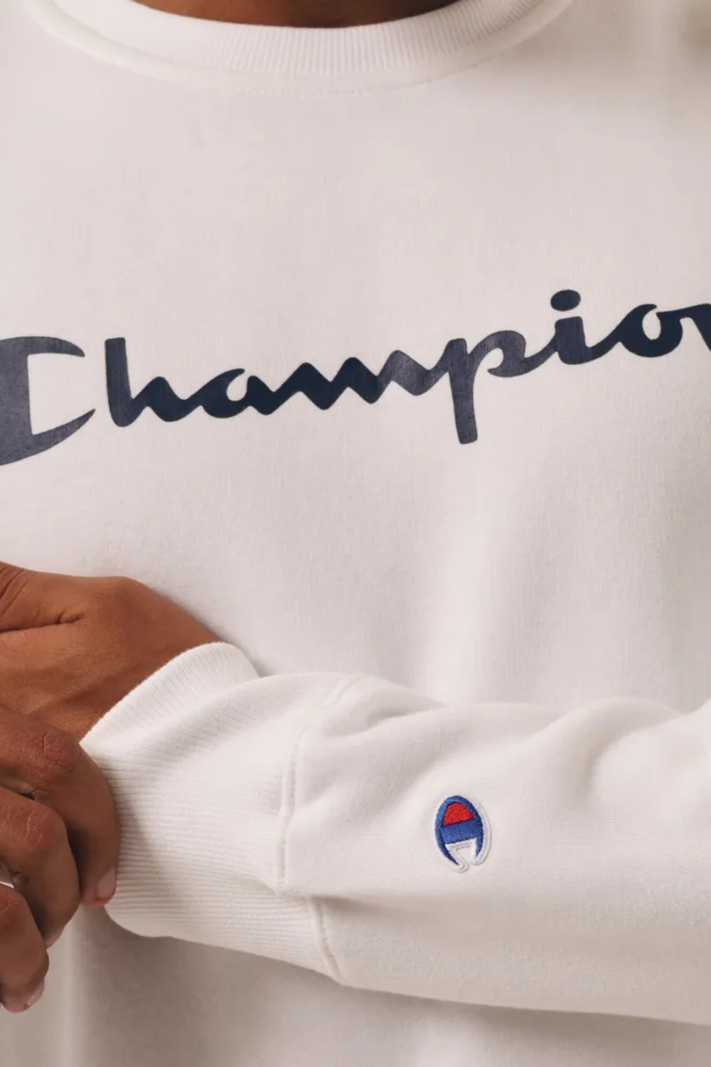 MOLETOM CHAMPION CREWNECK ATH SCRIPT GF88BY06794OFF