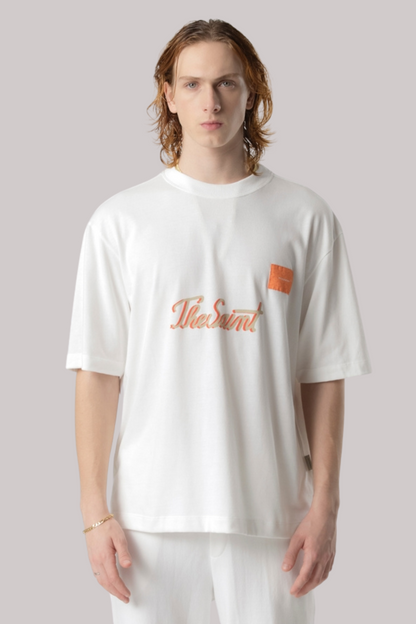 CAMISETA THE SAINT UNIQUE COLOR FLAME 140201289035 OFF WHITE P