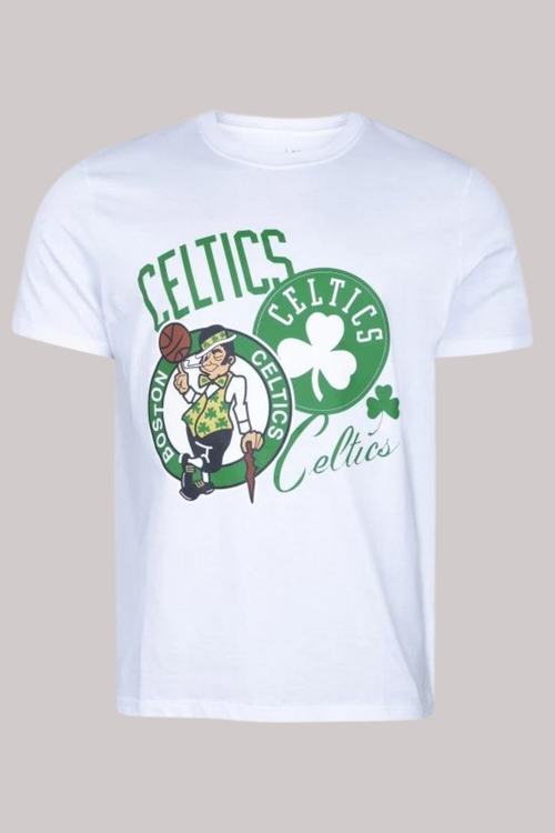 CAMISETA NEW ERA REGULAR NBA BOSTON CELTICS WORLD OF LOGOS NBV25TSH027