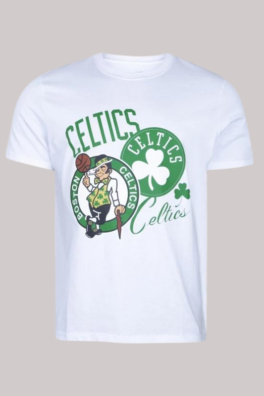 CAMISETA NEW ERA REGULAR NBA BOSTON CELTICS WORLD OF LOGOS NBV25TSH027