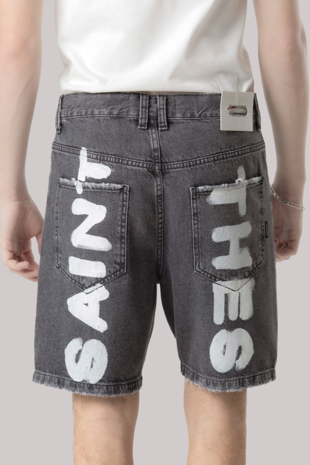 SHORTS THE SAINT DENIM ACID WASH