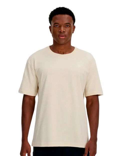 Camiseta NB Small Logo Bege