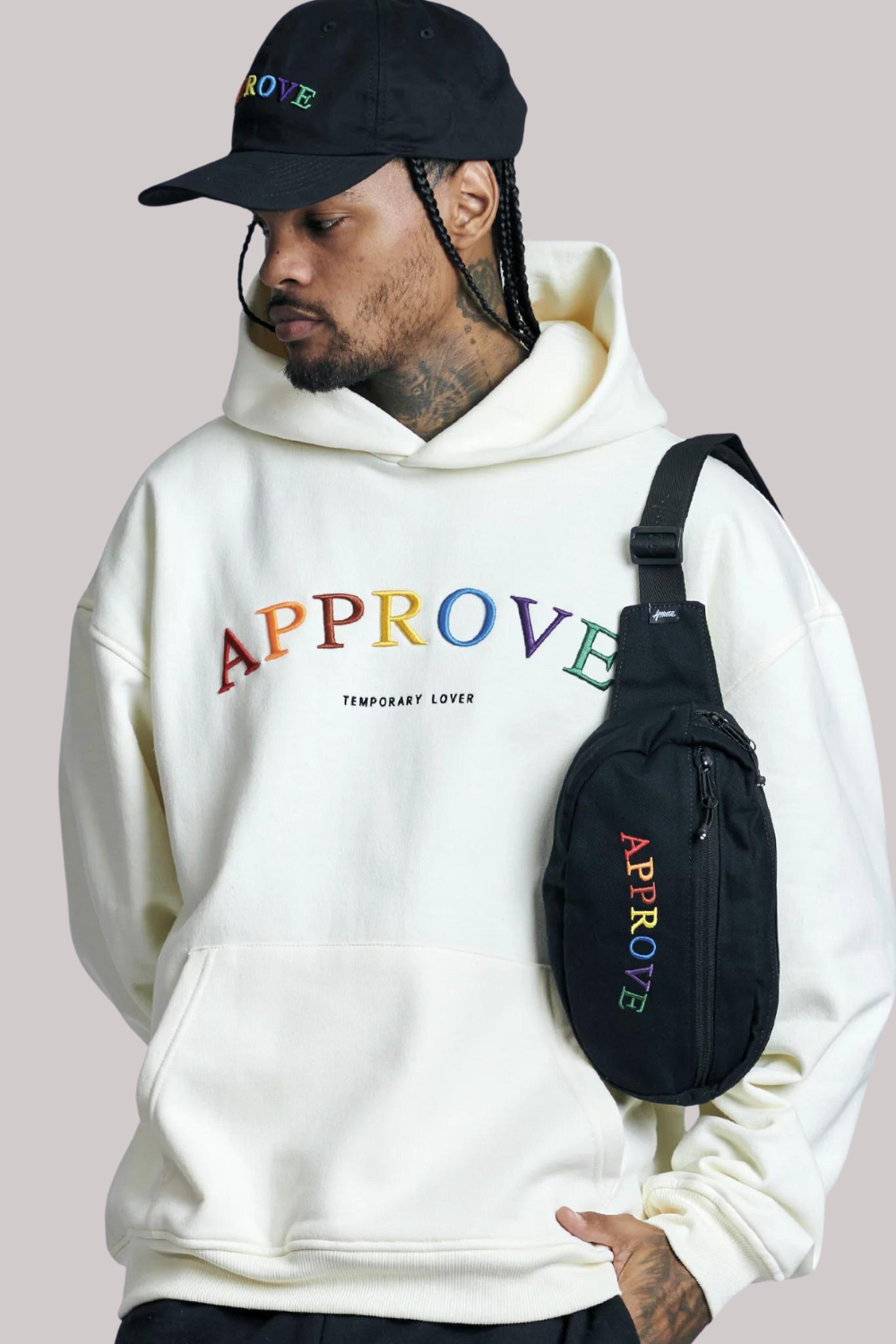 MOLETOM BOLD APPROVE RAINBOW