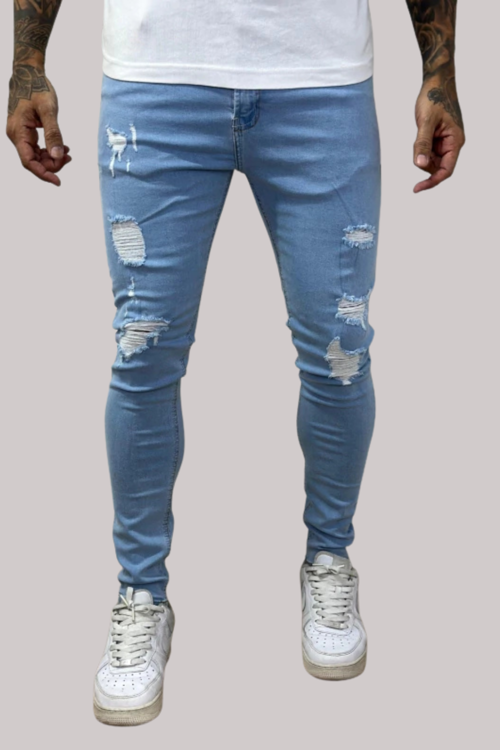 CALÇA JEANS LLEVA SKINNY DESTROYED CJLLEVA0038