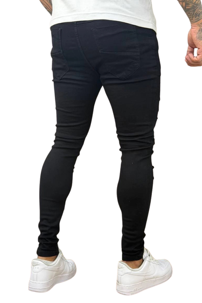 CALÇA LLEVA JEANS SKINNY RASGADA LL9110