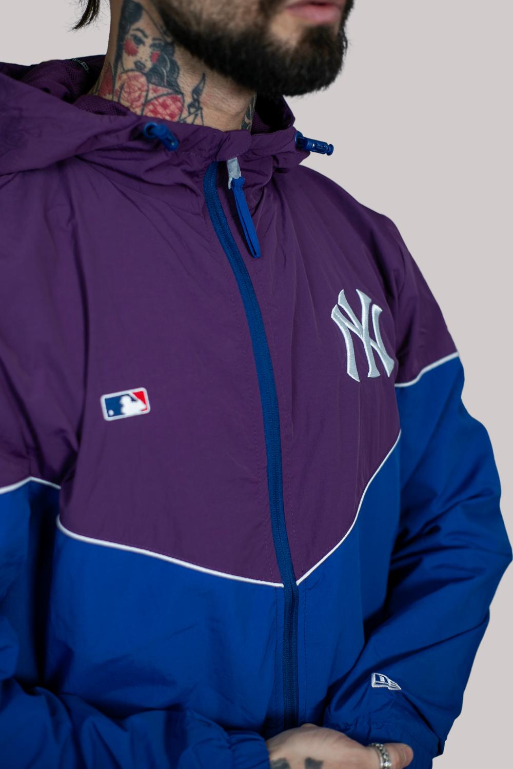 JAQUETA CORTA VENTO NEW ERA ALL STYLE STREET MLB CORE NEW YORK YANKES MBI25JAQ009