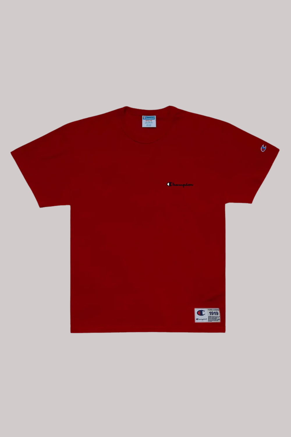CAMISETA CHAMPION MINI SCRIPT BORDADO