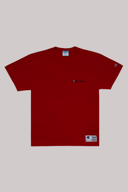 CAMISETA CHAMPION MINI SCRIPT BORDADO