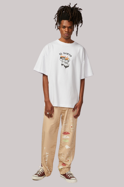CAMISETA THE SAINT OVERSIZED ELSANTO FUEGO