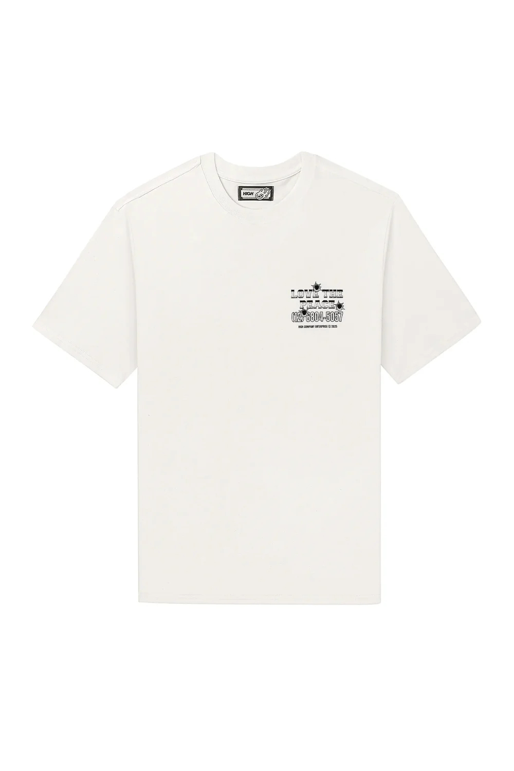 CAMISETA HIGH TEE LOVE THE PEACE TS736.01