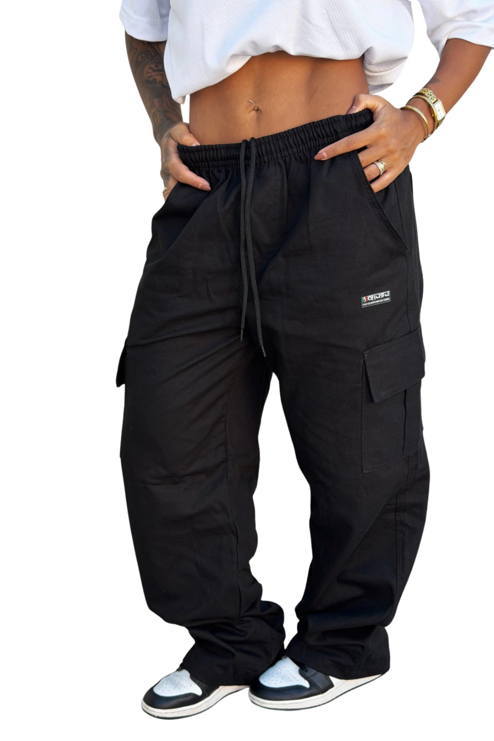 CALÇA MAFIUSU CARGO RETA PATCH MFPATCH1