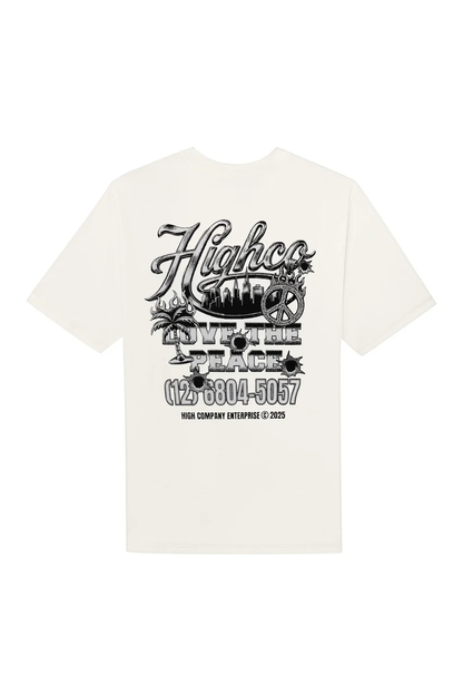 CAMISETA HIGH TEE LOVE THE PEACE TS736.01