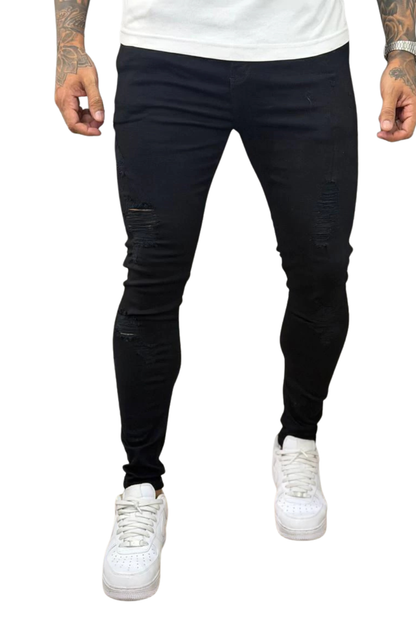 CALÇA LLEVA JEANS SKINNY RASGADA LL9110