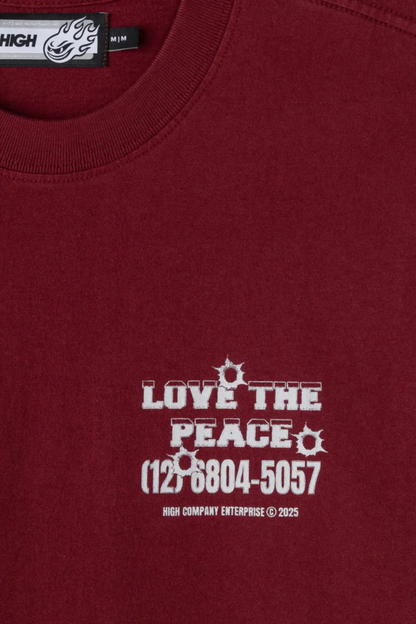 CAMISETA HIGH TEE LOVE THE PEACE TS736.03