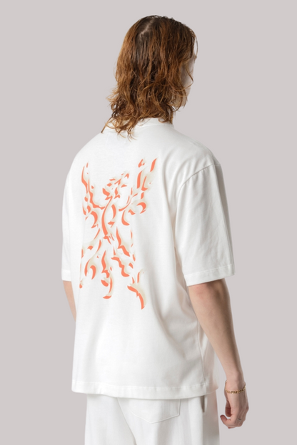 CAMISETA THE SAINT UNIQUE COLOR FLAME 140201289035 OFF WHITE P