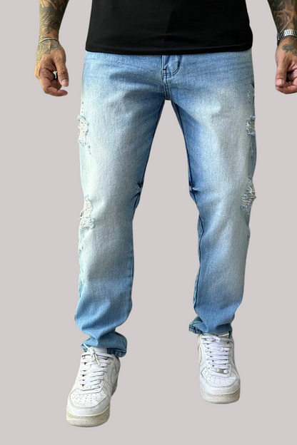 CALÇA JEANS MÉDIO BAGGY DESTROYED JAY JONES JAY8039