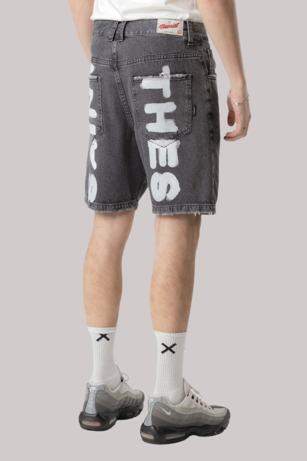 SHORTS THE SAINT DENIM ACID WASH