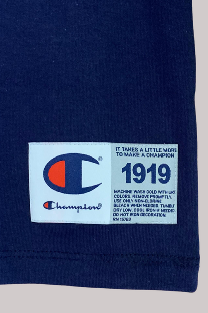 CAMISETA CHAMPION BORDADO EVA TECIDO MEIA MALHA GROSSO