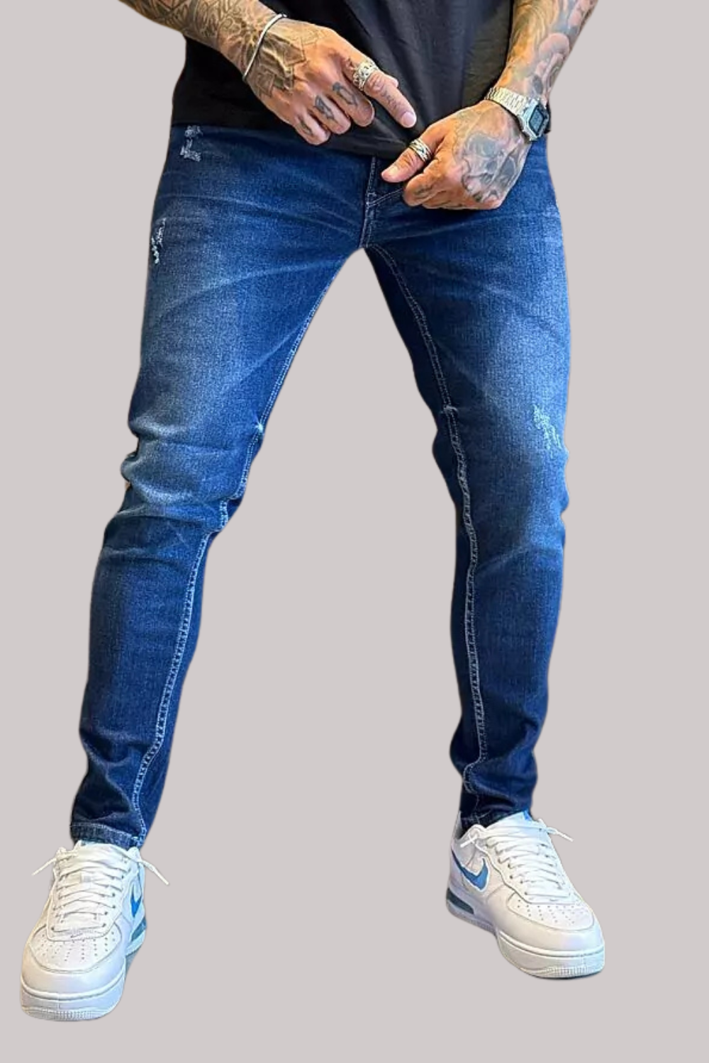 CALÇA JEANS JAY JONES SLIM FIT AZUL SLIM003