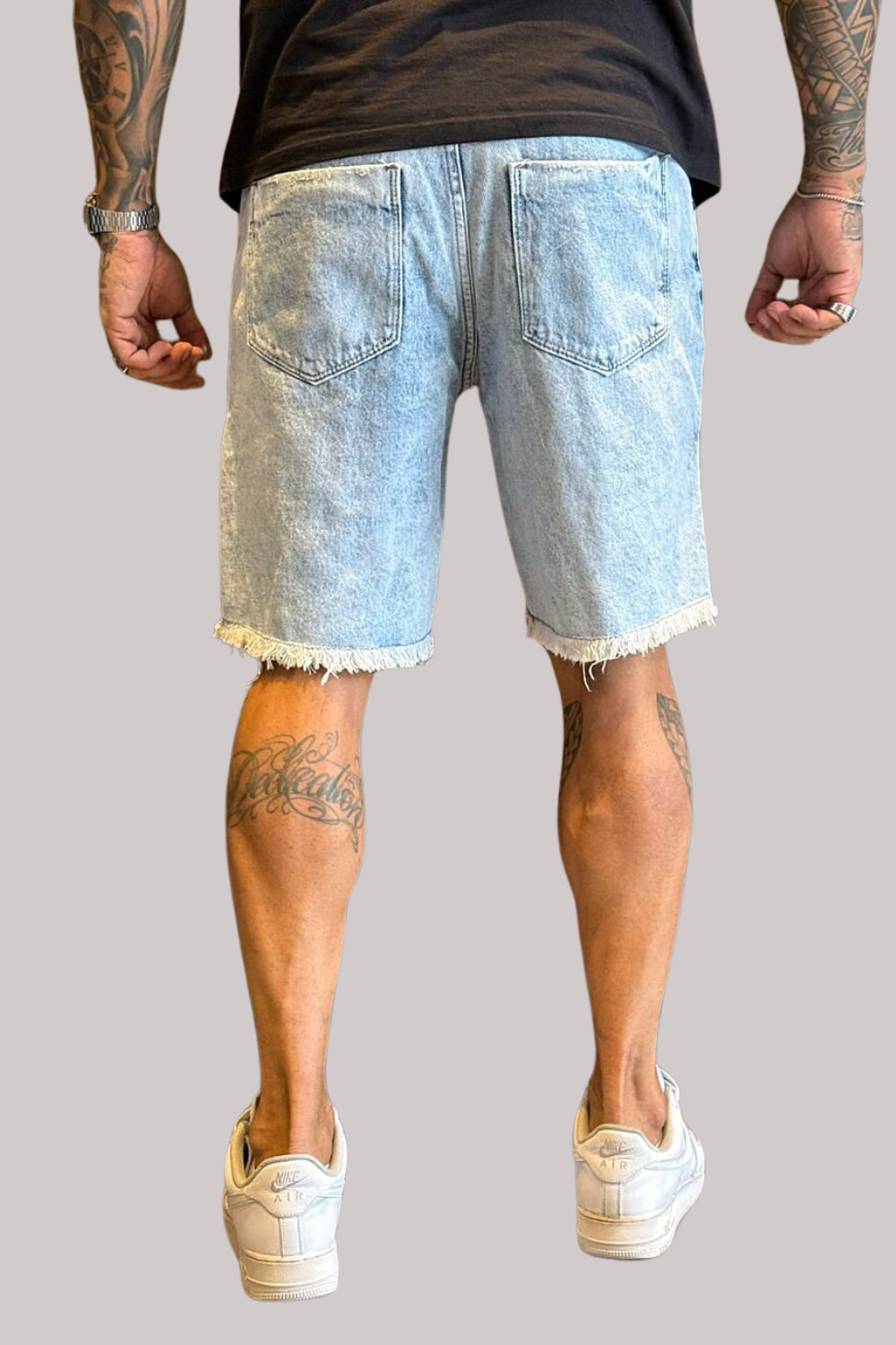 BERMUDA JAY JONES RESPINGO RASGADO JAY7800 JEANS CLARO