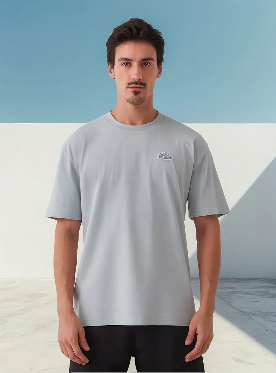 Camiseta NB Athletics 550 Patch Cinza