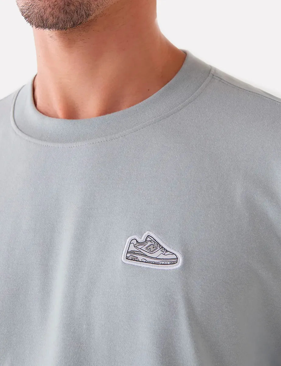 Camiseta NB Athletics 550 Patch Cinza