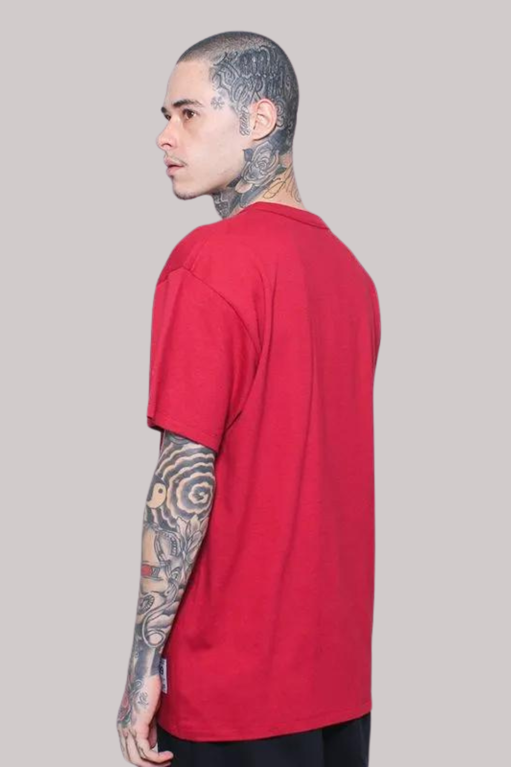 CAMISETA CHAMPION SCRIPT LOGO BORDADO EVA TECIDO MEIA MALHA GROSSO