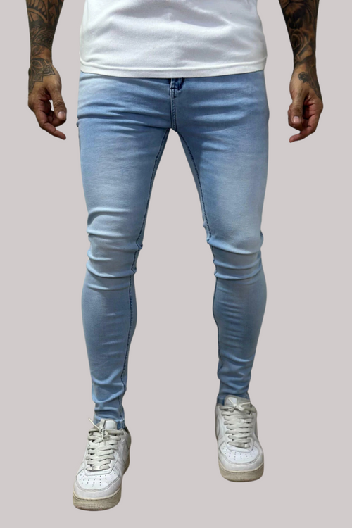 CALÇA LLEVA SUPER SKINNY LISA JEANS CLARO CJLLEVA0043
