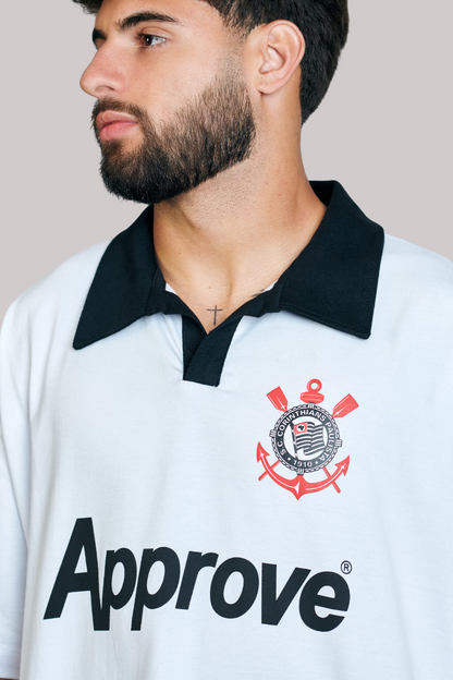 CAMISETA APPROVE X CORINTHIANS POLO BASIC