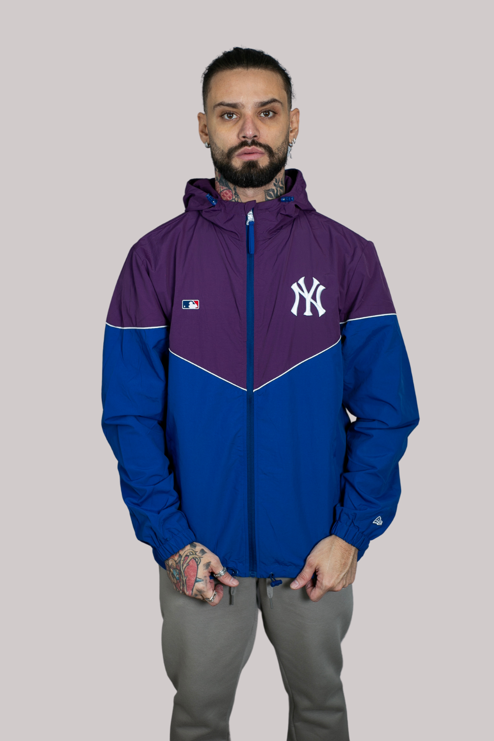 JAQUETA CORTA VENTO NEW ERA ALL STYLE STREET MLB CORE NEW YORK YANKES MBI25JAQ009