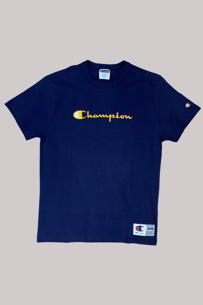 CAMISETA CHAMPION BORDADO EVA TECIDO MEIA MALHA GROSSO