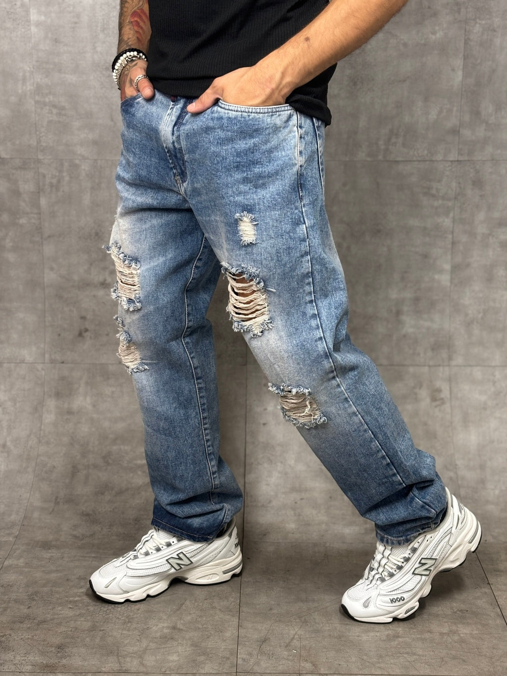 CALÇA JAY JONES OVER SLIM DESTROYED