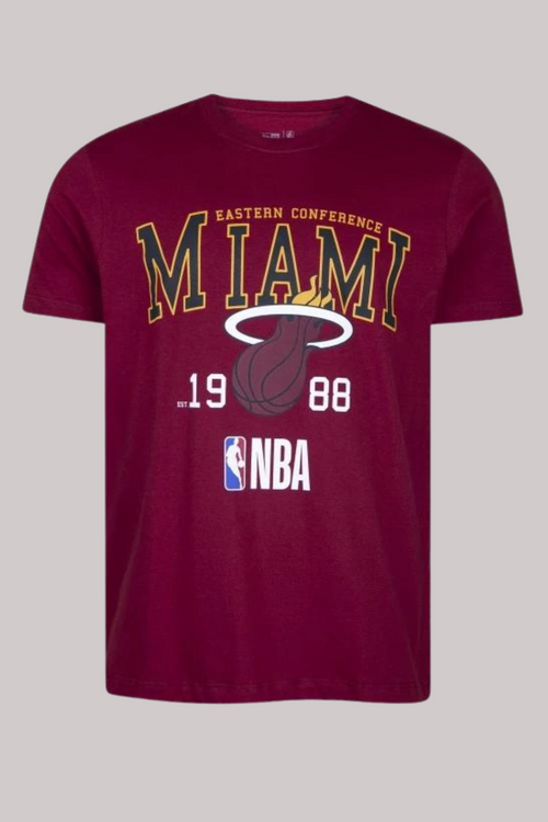 CAMISETA NEW ERA REGULAR NBA MIAMI HEAT SPORT NBV25TSH048