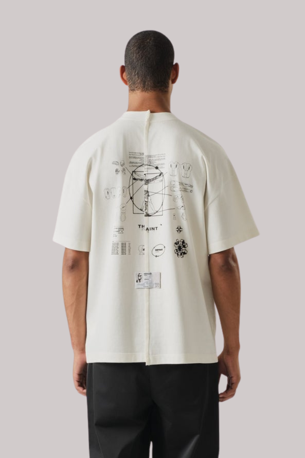 CAMISETA THE SAINT OVER VITRUVIAN ROBOT