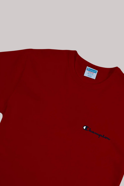 CAMISETA CHAMPION MINI SCRIPT BORDADO