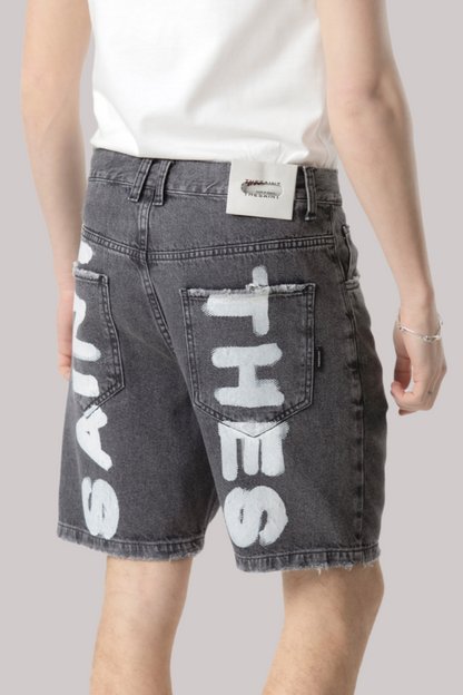 SHORTS THE SAINT DENIM ACID WASH