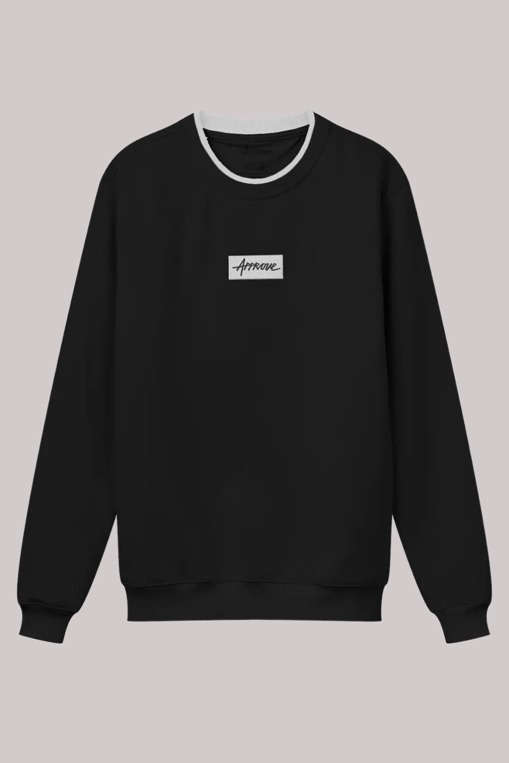 MOLETOM APPROVE CARECA CLASSIC BOX BLACK