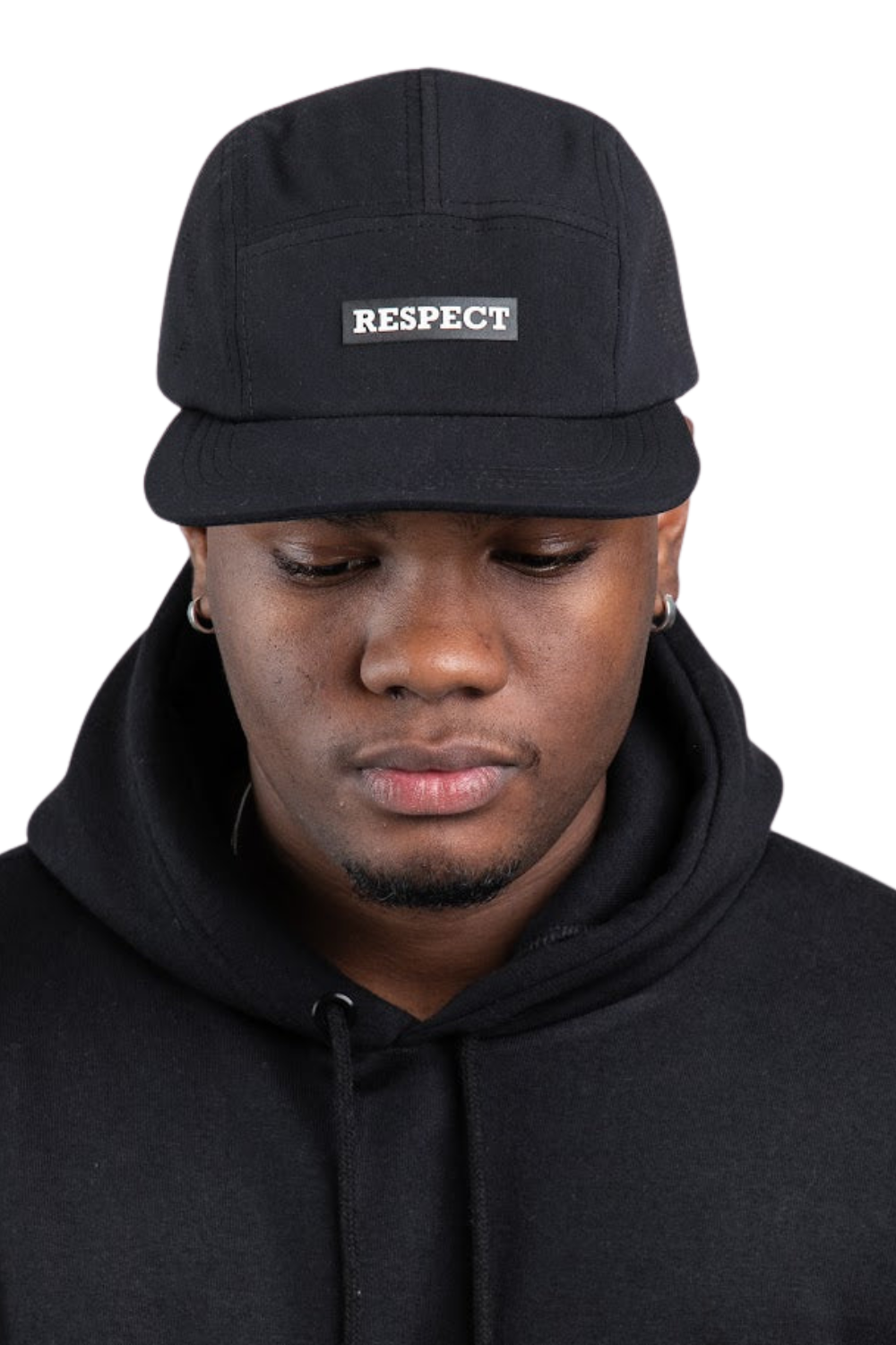 BONÉ  RESPECT FIVE PANEL LOGO LASER BON3LPT