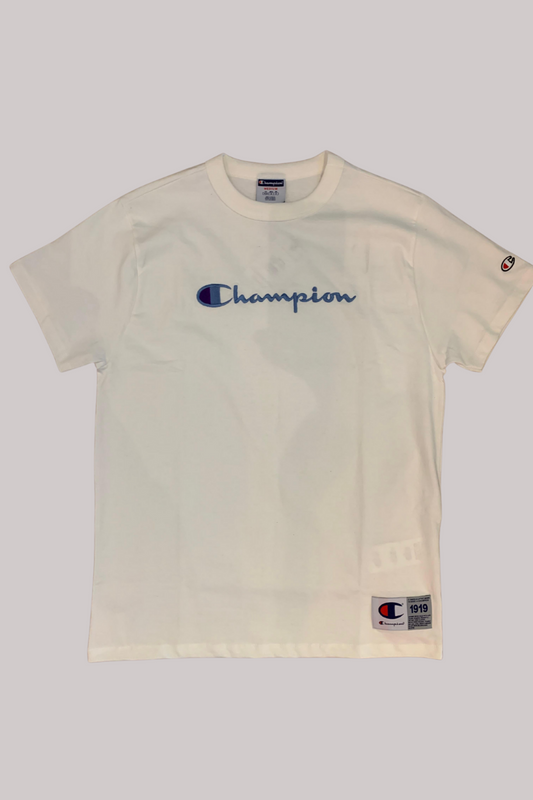 CAMISETA CHAMPION BORDADO EVA TECIDO MEIA MALHA GROSSO