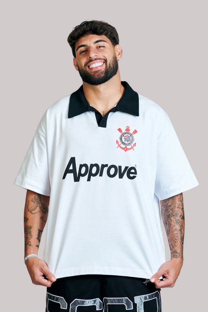 CAMISETA APPROVE X CORINTHIANS POLO BASIC