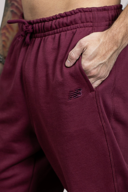 CALÇA MOLETOM NEW BALANCE ATHLETICS SMALL LOGO BORDADO MP41508B